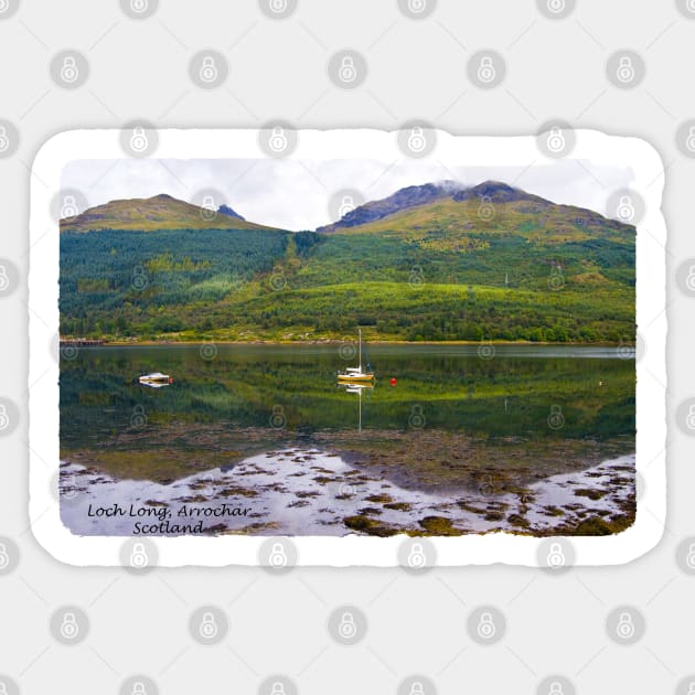 Loch Long, Arrochar, Scotland Sticker by JeanKellyPhoto